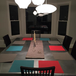 Modern Zinc Dining Table - Products