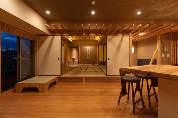 和室・和風 リビング by 椿建築デザイン研究所Tsubaki&Associates