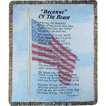 Because of The Brave, Trn, 50"x60" Tap