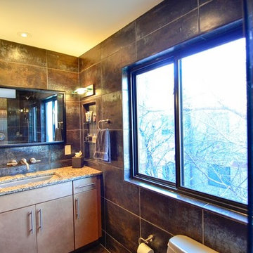 Large Picture Window in Bathroom Remodel