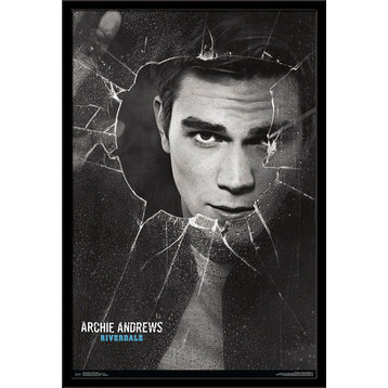 Riverdale Shattered Archie Poster, Black Framed Version