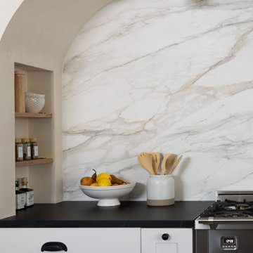 Transitional Custom Kitchen, Powder Room and Laundry Room