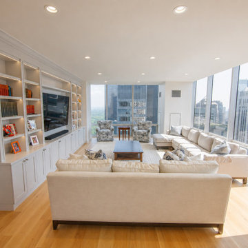 Manhattan skyline view