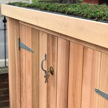 Beautiful Cedar clad Shed for Front Garden