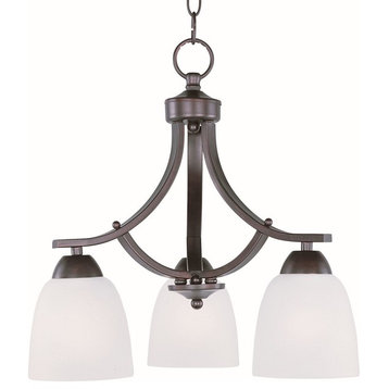 Maxim 11223FTOI 3-Light Chandelier Axis Oil Rubbed Bronze