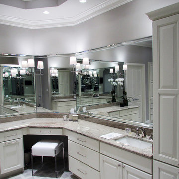 Elegant Southern Contemporary Master Bathroom Remodel