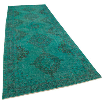 Rug N Carpet - Handmade Oriental 4' 8'' x 12' 6'' One-of-a-Kind Runner Rug