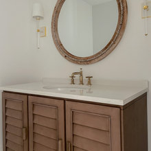 powder room vanity