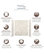 Transolid SaraMar 60"x36"x72" 3-Piece Shower Wall Kit, Biscotti Marble Velvet