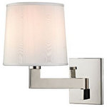 Hudson Valley Lighting - Hudson Valley Lighting 5931-PN Fairport - One Light Wall Sconce - Sleek and Minimalist on the outside, Fairport concFairport One Light W Polished Nickel Whit *UL Approved: YES Energy Star Qualified: YES ADA Certified: n/a  *Number of Lights: Lamp: 1-*Wattage:60w A19 Medium Base bulb(s) *Bulb Included:No *Bulb Type:A19 Medium Base *Finish Type:Polished Nickel