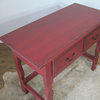 Painted Red Desk