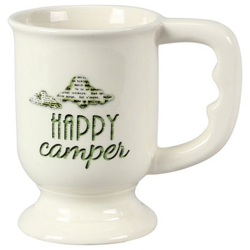Happy Camper Weekend Campground Traveller Ceramic Coffee Latte Tea Mug