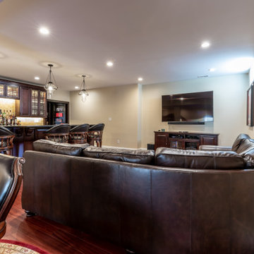 Amazing Basement Remodel, with Irresistible Wine Cellar in Ashburn VA