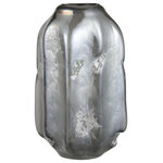Elk Home - Elk Home S0047-8081 Regard - 12 Inch Large vase - The Regard large vase is formed from glass. Its irRegard 12 Inch Large Metallic Silver *UL Approved: YES Energy Star Qualified: n/a ADA Certified: n/a  *Number of Lights:   *Bulb Included:No *Bulb Type:No *Finish Type:metallic silver