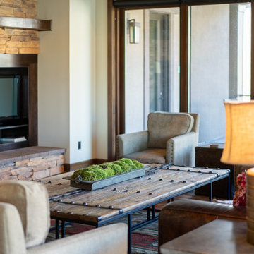 Pacific Northwest River Lodge Home