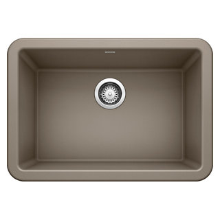 Blanco Ikon 27"x19" Granite Farmhouse Kitchen Sink - Contemporary ...
