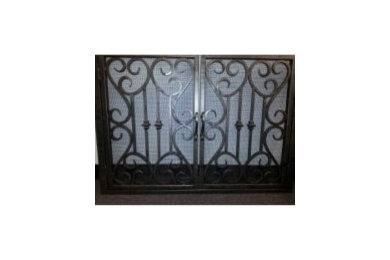 Hand Forged Fire Place Screens