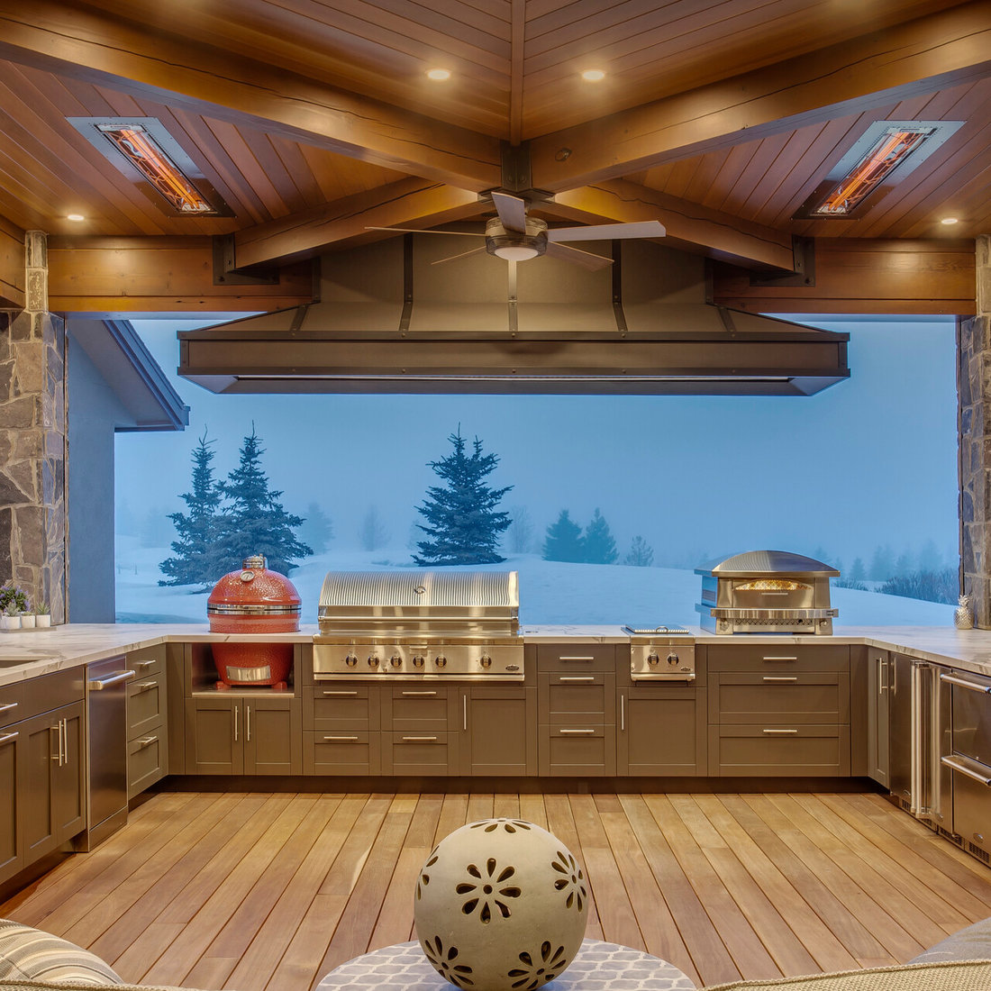 Mountain Outdoor Kitchen
