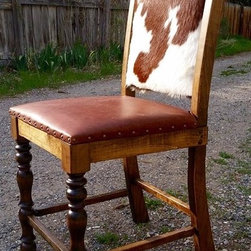 Cowhide barstool - Bar Stools And Counter Stools