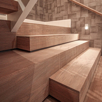 Project #81 | Modern Staircase with Integrated Seating