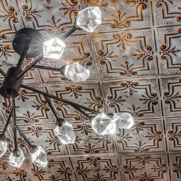 Copper Washed Elegance in a Private Library Retreat
