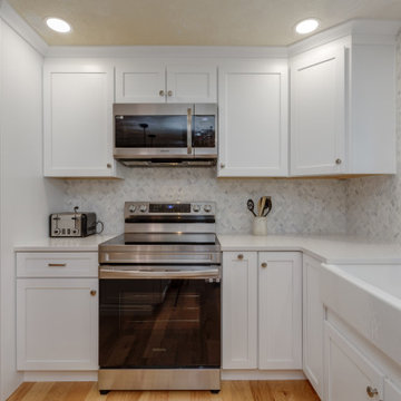 Shaker White Kitchen With Quartz