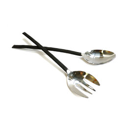Bark salad servers - Serving Utensils