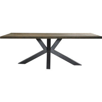 Dining Table PADMAS PLANTATION ARENA Eco Industrial Chic Reclaimed