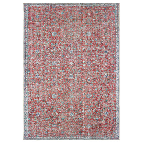 Oriental Weavers Sofia Collection Red/ Blue Oriental Indoor Area Rug 1'9"X2'8"