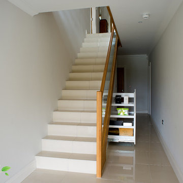 Under stairs units with wine storage