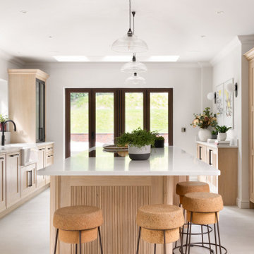Scandi Bespoke Blond Oak Kitchen