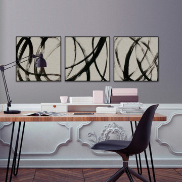 Linear Expression II Triptych