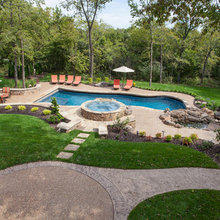 Fire Pit And Walkway