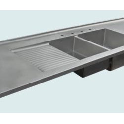 Stainless Top | Handcrafted Metal - Kitchen Countertops