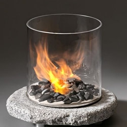Chantico Stone Biofuel Fireplace - Indoor Fireplaces