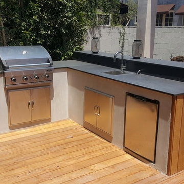 Modern Luxury Villa Remodel | Outdoor Kitchen