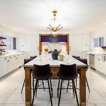 Purple accents