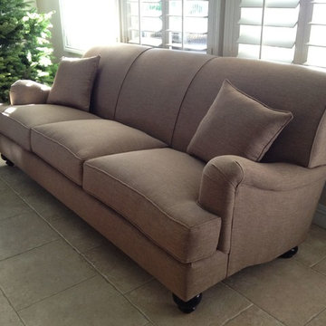 CASSIE STYLE - TRADITIONAL ENGLISH ROLL ARM - CUSTOM SECTIONAL SOFA