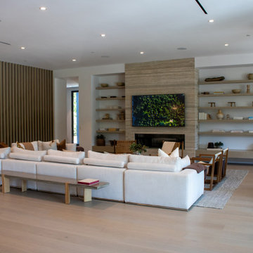 Round Meadow - Living Room Built-In Entertainment Center