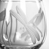 Dragonfly Stemless Red Wine Tumblers 16.75oz, Set of 4 Glasses