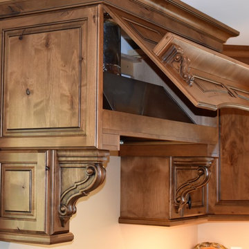 Rustic Knotty Alder Kitchen