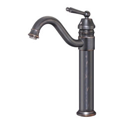 Venice Single Handle Oil Rubbed Bronze Sink Faucet - Bathroom Sink Faucets