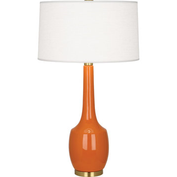 Delilah Table Lamp, Pumpkin