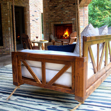 Outdoor Custom Twin or Crib Mattress Bed Porch Swing Daybeds