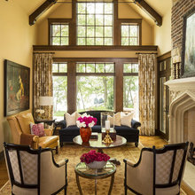 short rods on large windows