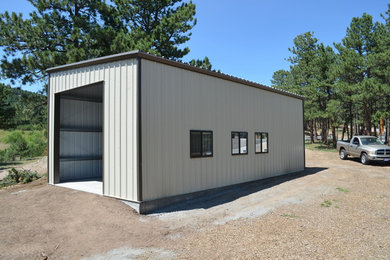20' x 40' x 14' 1:12 Garage with Single Slope Roof