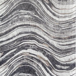 Rugs America - Rugs America Celestia CA12A Abstract Contemporary Gray Shore Area Rugs, 8'x10' - Create some movement in your space by adding the Gray Shore rug to your floors. Featuring a pattern that mimics the natural ebbs and flows of water, you'll infuse your home with a calming tranquility. The smooth waves are colored in grays and browns for a neutral color palette. Coordinate this floor covering with varying textures, such as velvet throw blankets and suede couches, to create visual and physical contrast. Not only will this design complement your style, but you will fall in love with the way it luxuriously cushions your floors. Features
