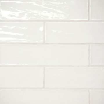 Marin 2.5" x 10" Ceramic Wall Tile, Pearl White (28-pack/5.09 sqft.)