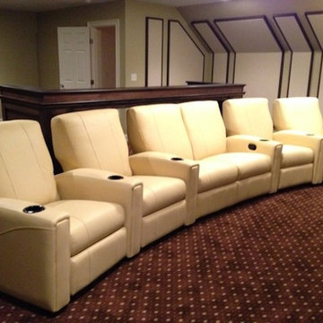 Custom Home Theater in Attic