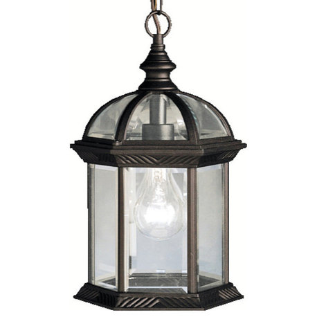 Kichler 9835 Barrie 1 Light 14" Outdoor Lantern Pendant - Black